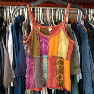 Cute, tiny tank top- tag says M/L but fits like XS